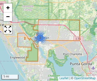 Area schools map